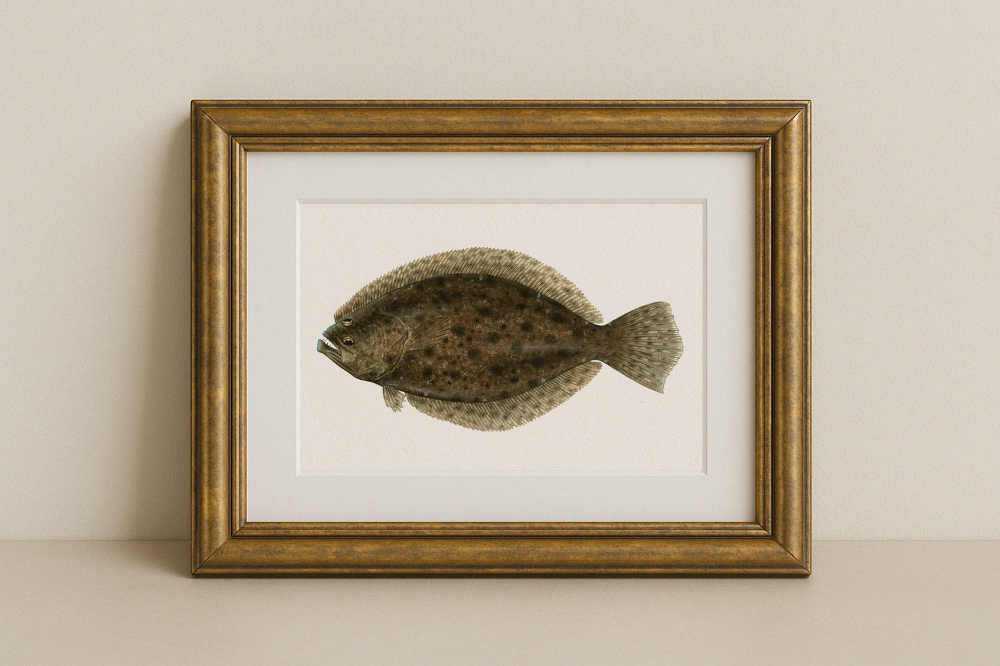 The Flounder – Inshore Fish Identifier Print
