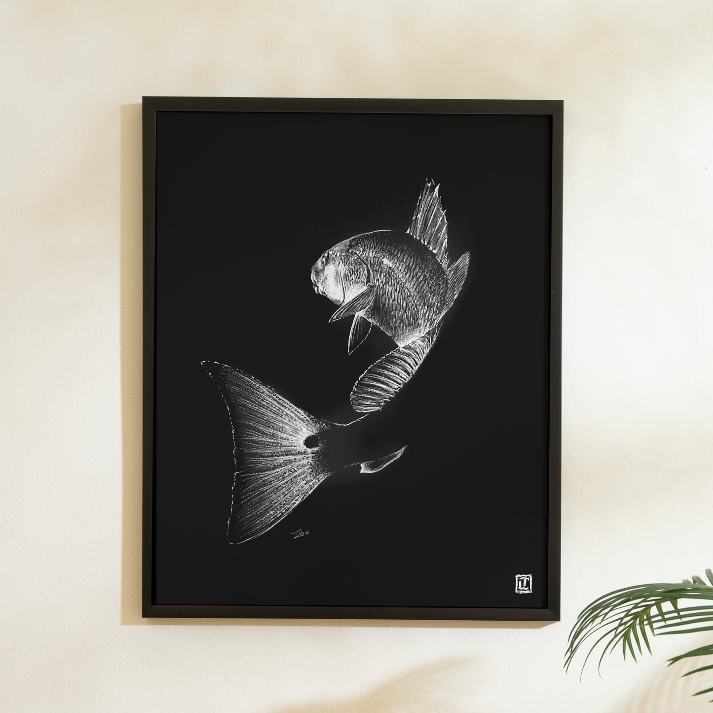 Redfish Tail Whip – Art Print Visual-Ly